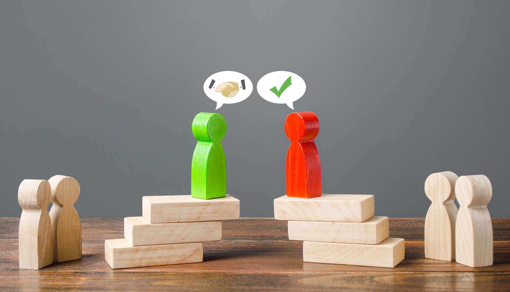 Leaders agree on the negotiation process.